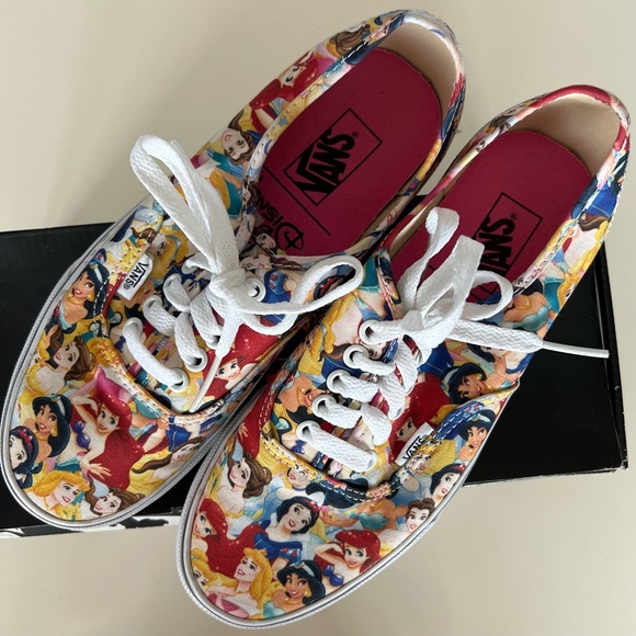 Disney Vans LIMITED EDITION Multi Princess Women's 8 - Picture 5 of 10